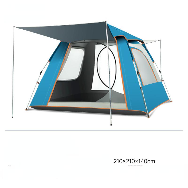 5-8 Person Outdoor Automatic Quick Open Tent Rainfly Waterproof Camping Tent Family Outdoor Instant Setup Tent with Carring Bag