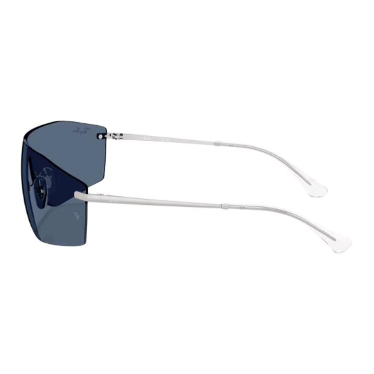 Ray-Ban Unique Design Metal Irregular Shape Sunglasses Unisex Sunglasses Silver 0RB3781-003/80