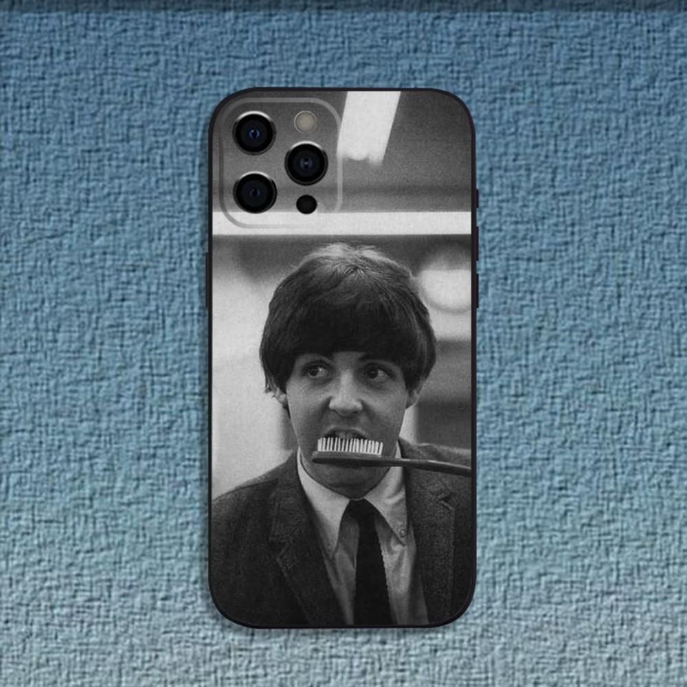 Singer P-Pau-M-McCartney Phone Case For iPhone 16,15,14,13,12,11,Pro,X,XS,Max,XR,Plus,Mini Soft Black Cover