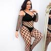 Mesh Erotic Lingerie Bodystocking One Pieces Bodysuit Women Crotchless Underwear Catsuit Sleepwear Sexy Adult Female