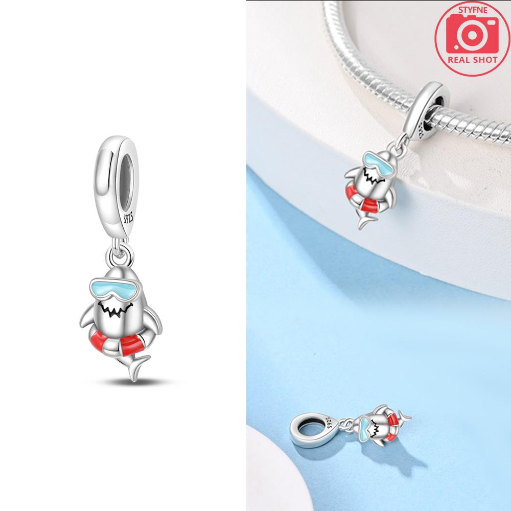 Copper Ocean World Series Sea Blue Turtle Starfish Crab Octopus Charms Bead Fit Bracelet Diy Jewelry Gift