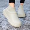 Fashion 2024 Winter Summer Fur Hotel Kitchen Men Women Non-slip Waterproof Oil-proof Work Cotton Cook Chef Garden Beach Shoes Size 35~45