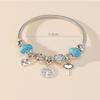 Pan Family DIY Love Heart Clover Bracelet & Tree of Life Pendant Bangle