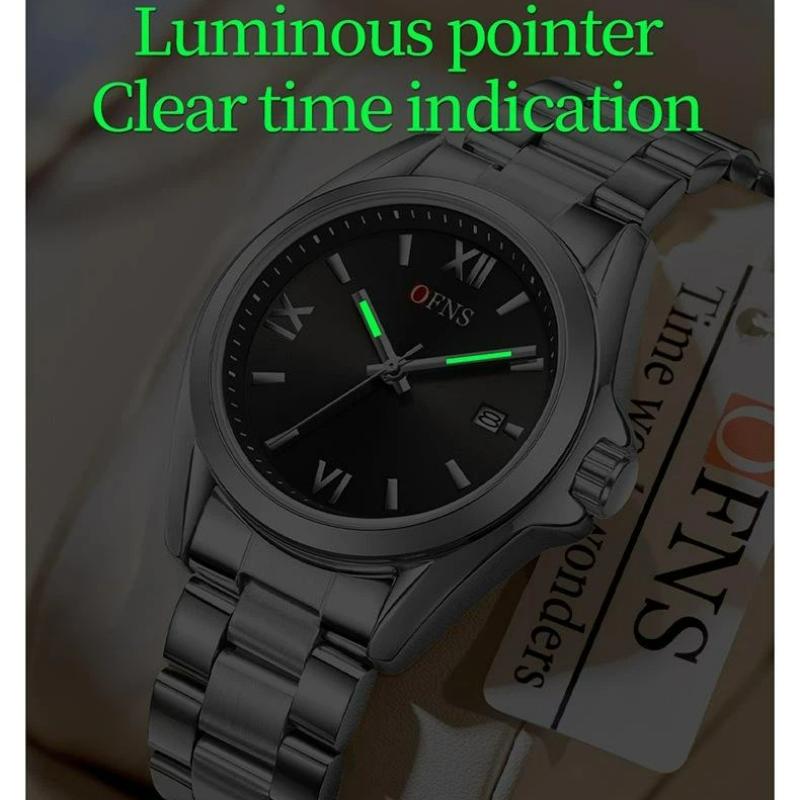 Elegante Orologio da Donna Lusso Moda Femminile Orologio da Polso Movimento al Quarzo Acciaio Inossidabile Impermeabile Luminoso Orologi Femminili