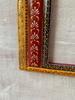 Hand-Painted Wooden Jharokha Frame: Indian Wall Decor