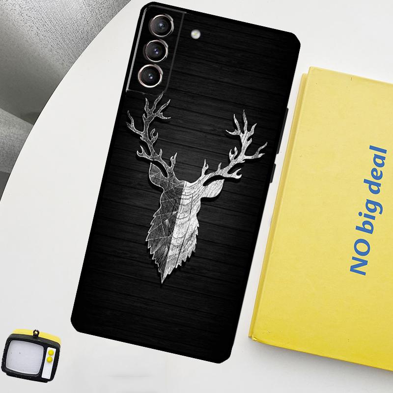 Deer Funda For Samsung Galaxy S22 Ultra S23 FE S9 S10 Note 10 Plus Note 20 Ultra S20 S21 FE Case