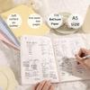 2026 Timeline Planner Notebook for Girls A5 PU Leather Minimalist Goal Tracker Weekly Plan Productivity Journal Writing
