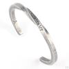 Cuff Bangle Bracelet Birthday Gifts for Women Men Stainless Steel Impressed Statement