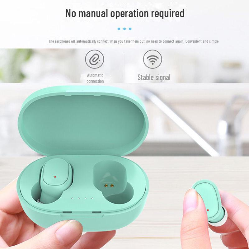 Wireless A6s Bluetooth Headset: Cross-Border Exclusive, Mini Portable with Noise Reduction for Sports, Running, and Long Battery Life.