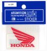 Toyo Mark HONDA Wing Genuine Decal Sticker Right Direction Red R-338