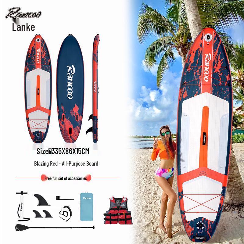 Lanko Inflatable Stand-Up Paddleboard for Racing and Surfing