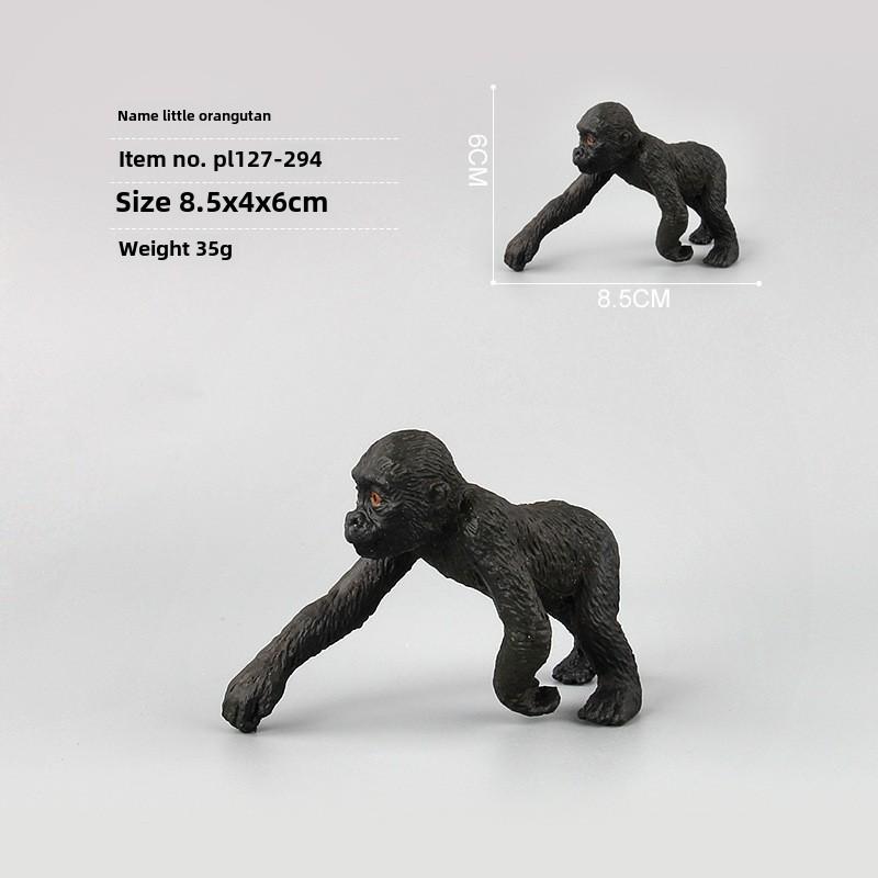 Schimpanse und Gorilla Stehend Zoo Modell Spielzeug