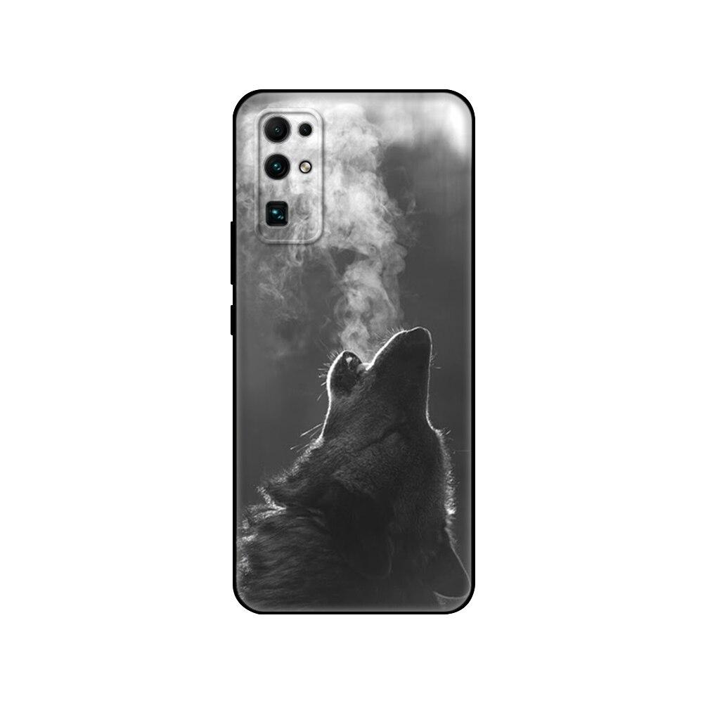 For HONOR 30 Case 6.53 Inch BMH-AN10 Soft Silicon TPU Back for Huawei Honor 30 Cover Honor30 Bumper Etui Coque Black Tpu Case