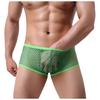 Men  Hollow Out Low-Waist Sexy  Mesh Sexy  Underwear Shorts Briefs