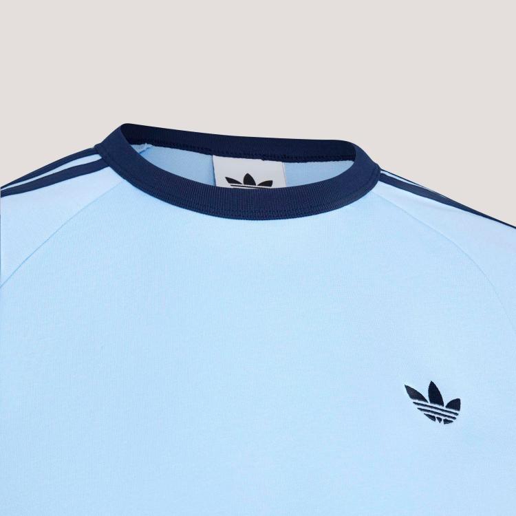 Adidas Originals 3S Simple Striped Casual Cotton Sports Short Sleeve T-Shirt Men Tops KG6323