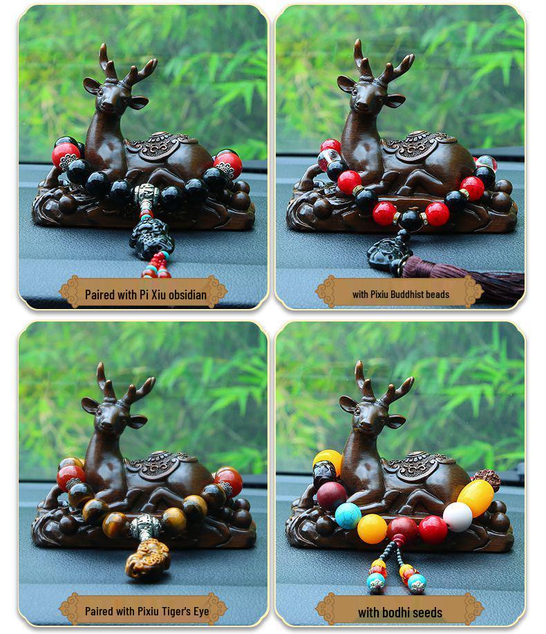 High-End Deer Car Ornament: Unisex Perfume for Center Console Decoration