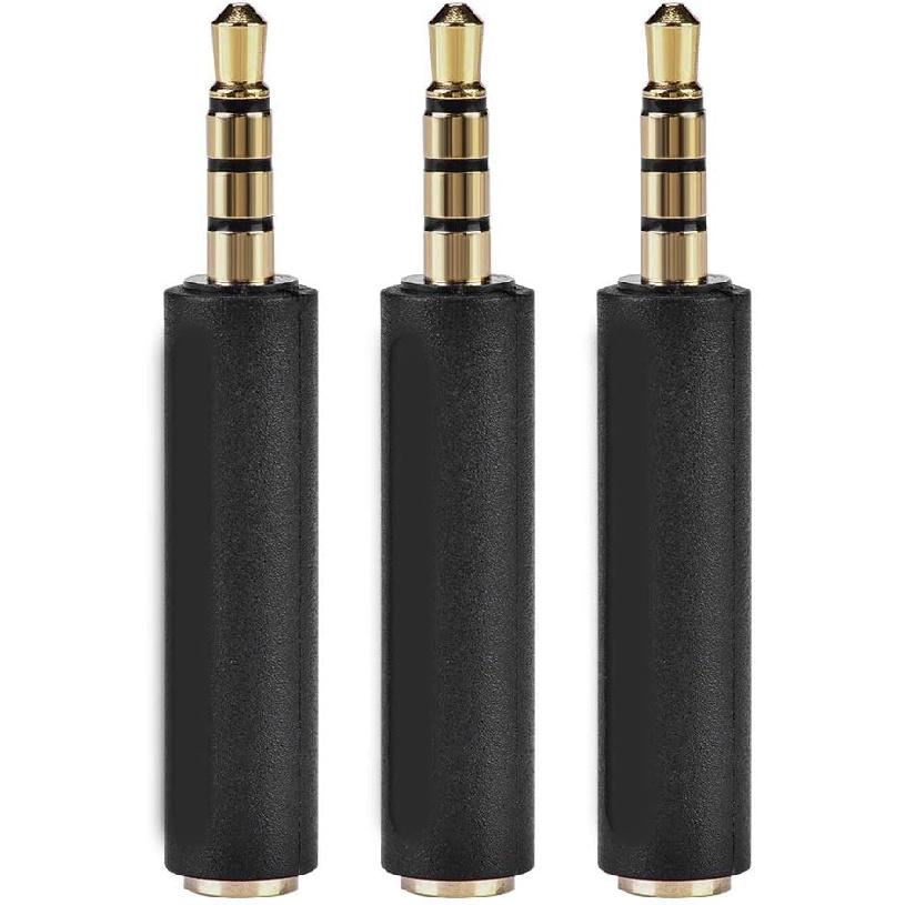 

Male to Female Headphone Audio Adapter,3.5mm OMTP to CTIA Conversion Earphone Adapter for Earphone Compatible with Smartphones and Tablets,OMTP to