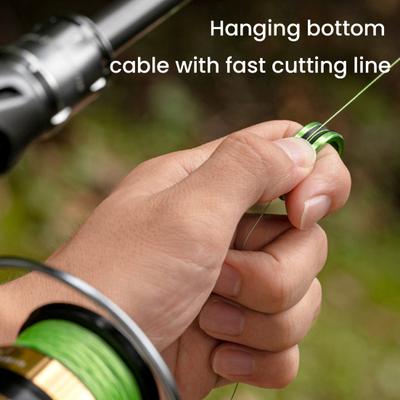 1/2Pcs Fishing Line Puller Anti-Slip Rubber Ring Durable Construction Compact Design Portable Line Pull Loop Fishing Accessories