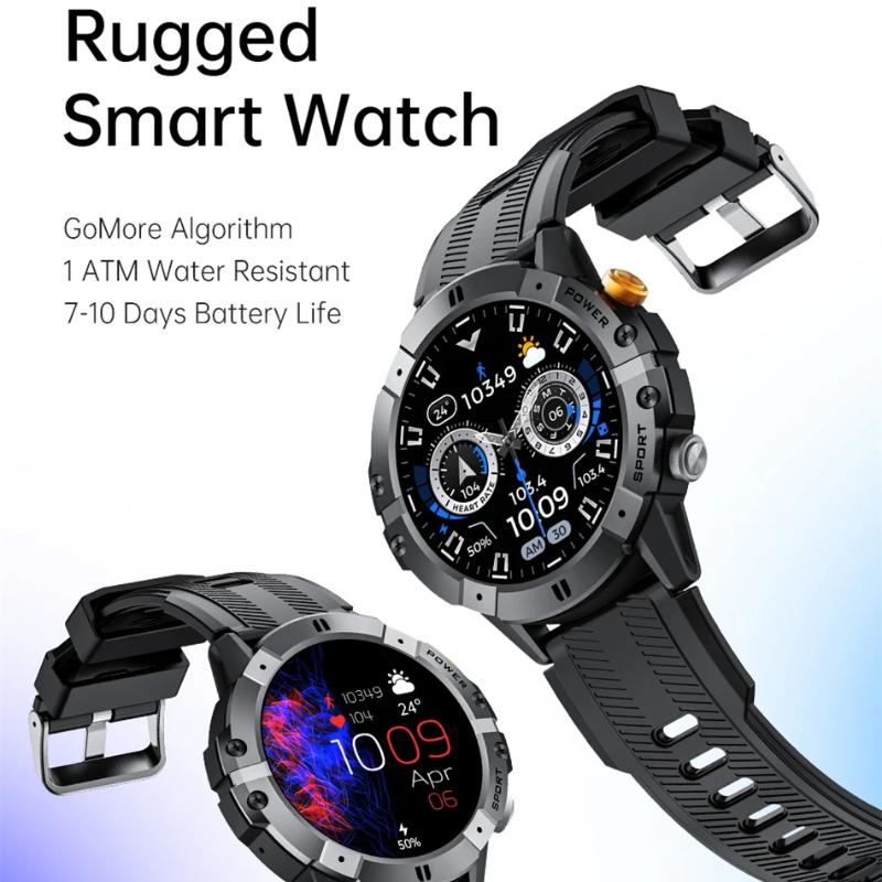 2025 New Outdoor Man's Smart Watch Bluetooth Call Smartwatch Fitness Tracker Clock IP68 Waterproof Watches Woman for IOS Android