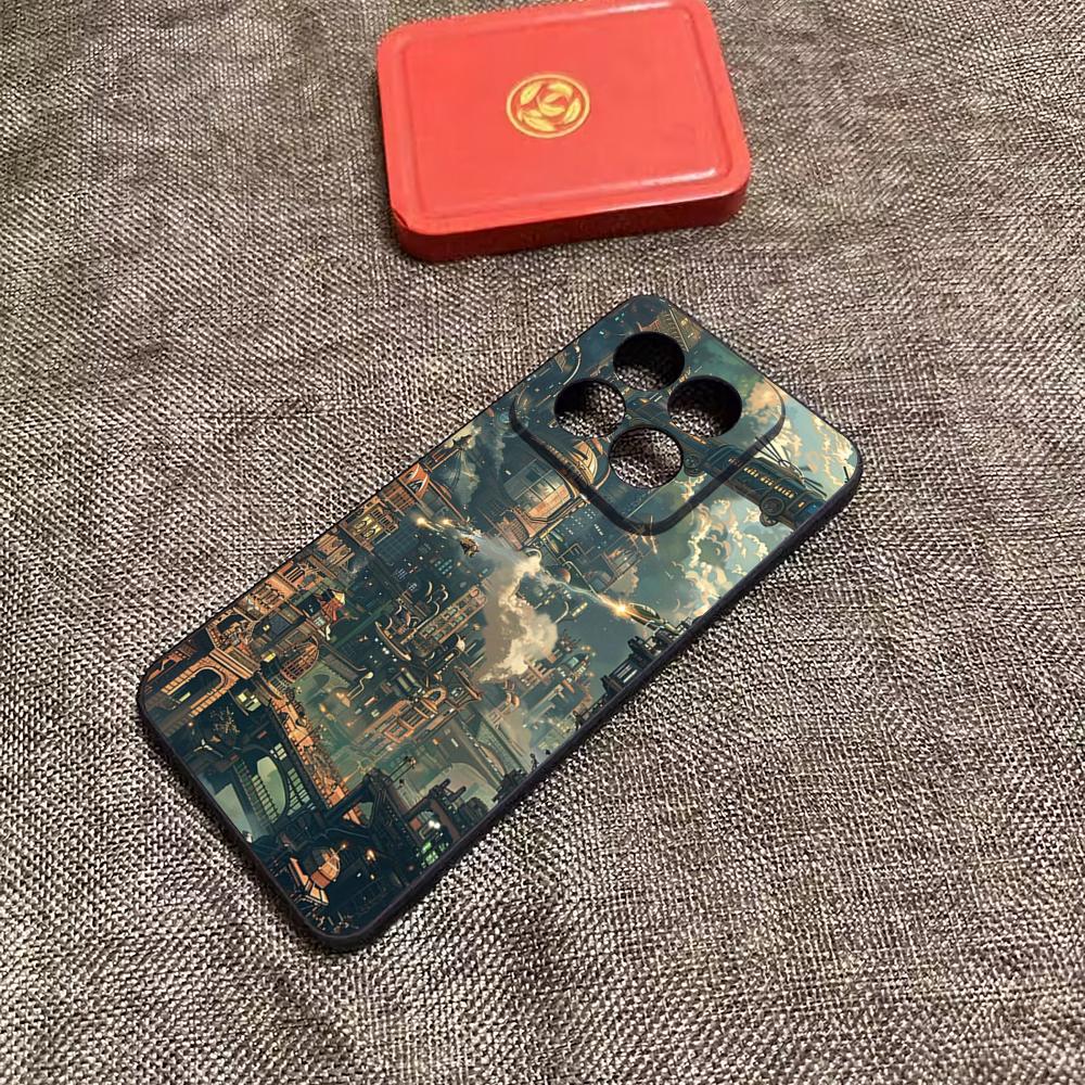

Steampunk Fantasy City Phone Case Silicone Case For Xiaomi POCO X5 X5PRO 5G Soft Fundas Poco X5 Pro 5G Case Poco x7