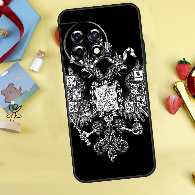 Russian Empire Coat of Arms Case For OnePlus 10 Pro 8 9 11 Ace 8T 9R 10R 10T OnePlus Nord CE 2 3 Lite 2T N10 N20 Cover