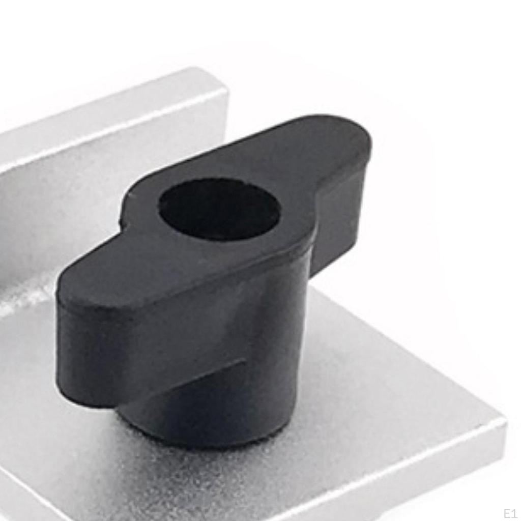 4 Delar Aluminiumlegering Dubbelriktad Kortstoppsats, Multifunktionellt T-spårblock för