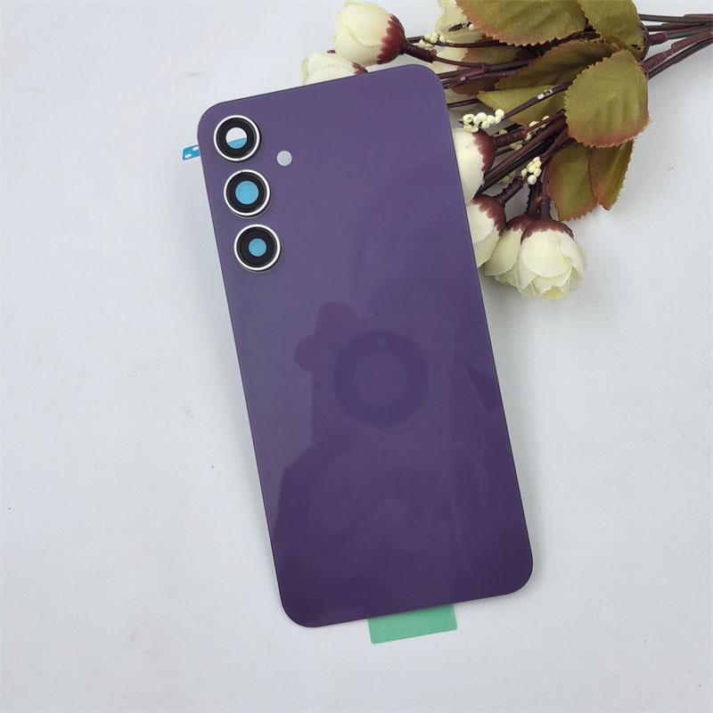 Back Glass For Samsung Galaxy S23 FE SM-S711B 5G Battery Cover Rear Housing Panel Repair Parts & Camera Lens Frame