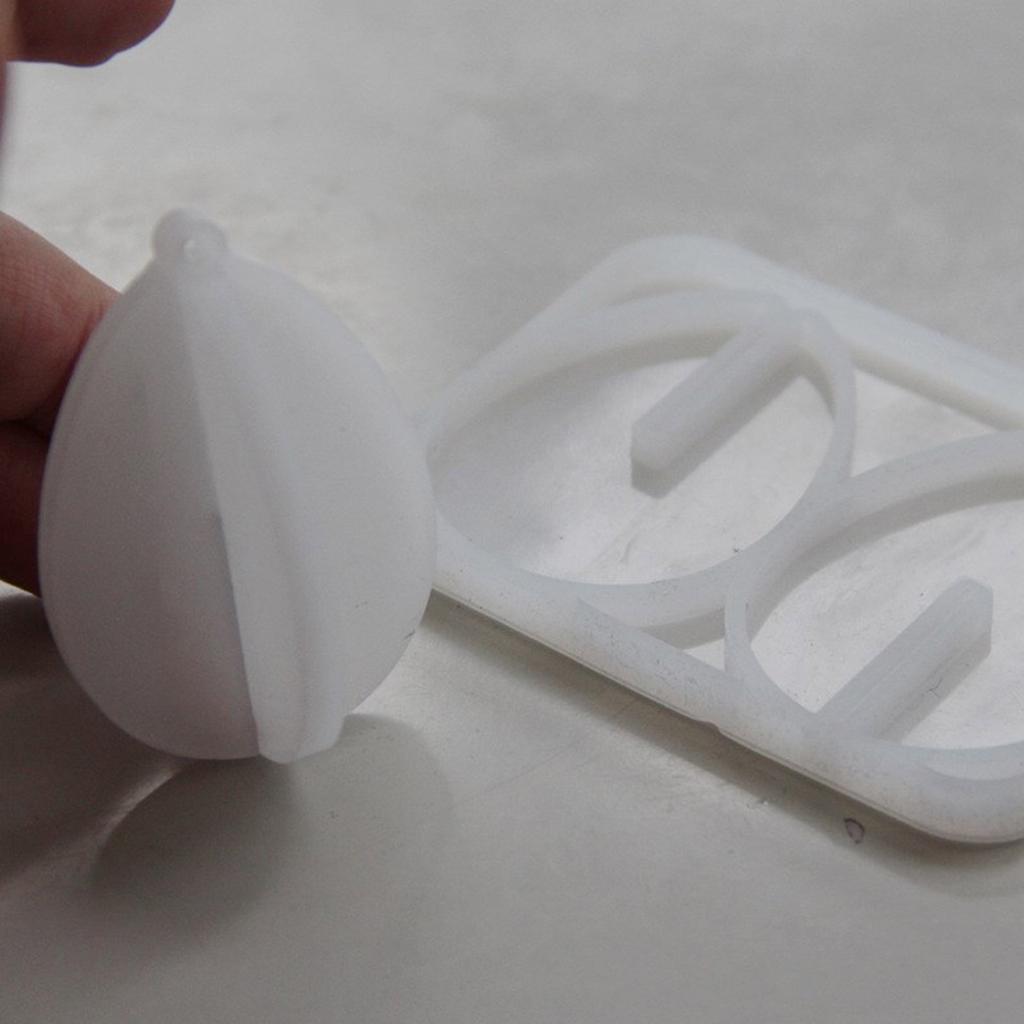 Reusable Silicone Mold Eggs Pattern Hand-Making Supplies Intricate Egg Pendant Moulds for Plaster House Decorations