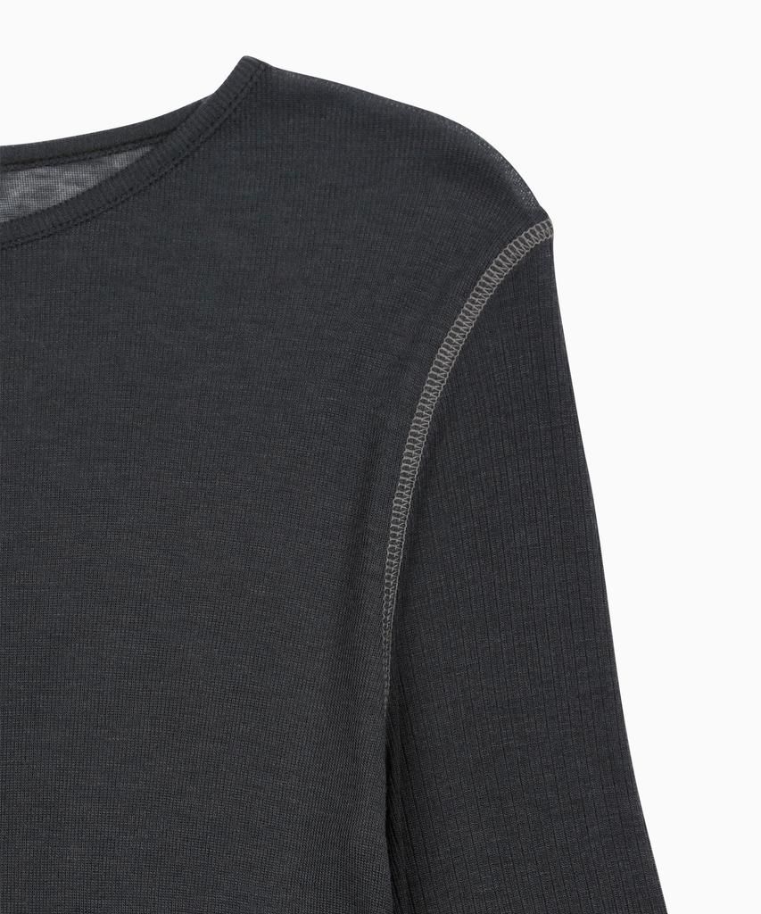 Ohesio Line Trace Long T-Shirt, Charcoal