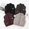 Children's Autumn & Winter Korean Style Stand Collar Unisex Vest - Thickened and Stylish