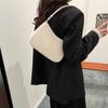 PU Minimalistische Schulter-Mini-Tasche für Damen einfarbig Reißverschluss-Steppung vielseitige Achseltasche hohe Qualität neue Mode