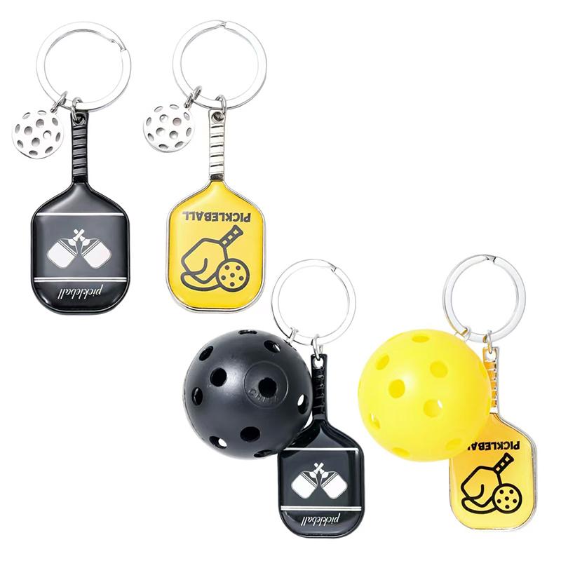 Chaveiro de Raquete de Pickleball de Liga de Zinco Para Bolsas Carteiras Pingentes de Chave de Carro Chaveiro Souvenir Esportivo de Pickleball Mini Fofo