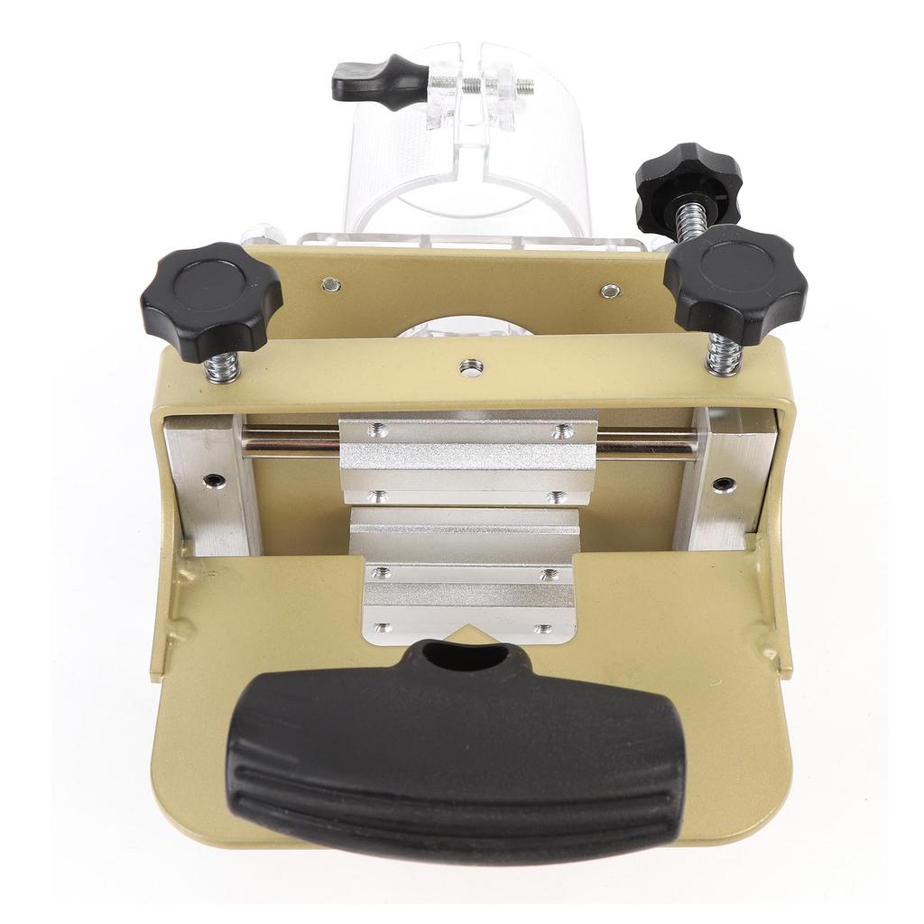 Wood Router Slotting Locator Aluminum Alloy High Efficiency 2 in 1 Invisible Fastener Slotting Bracket for Trimming