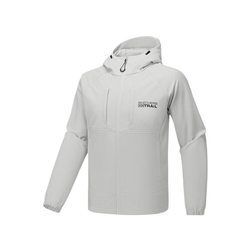 Skechers Breathable Trendy Skin-Friendly Versatile Fashion Jacket Men jackets P325M097-00MV S
