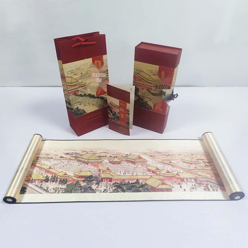 Beijing Palace Museum Silk Painting: Chinese Cultural Souvenir Gift for Tourists BSY093
