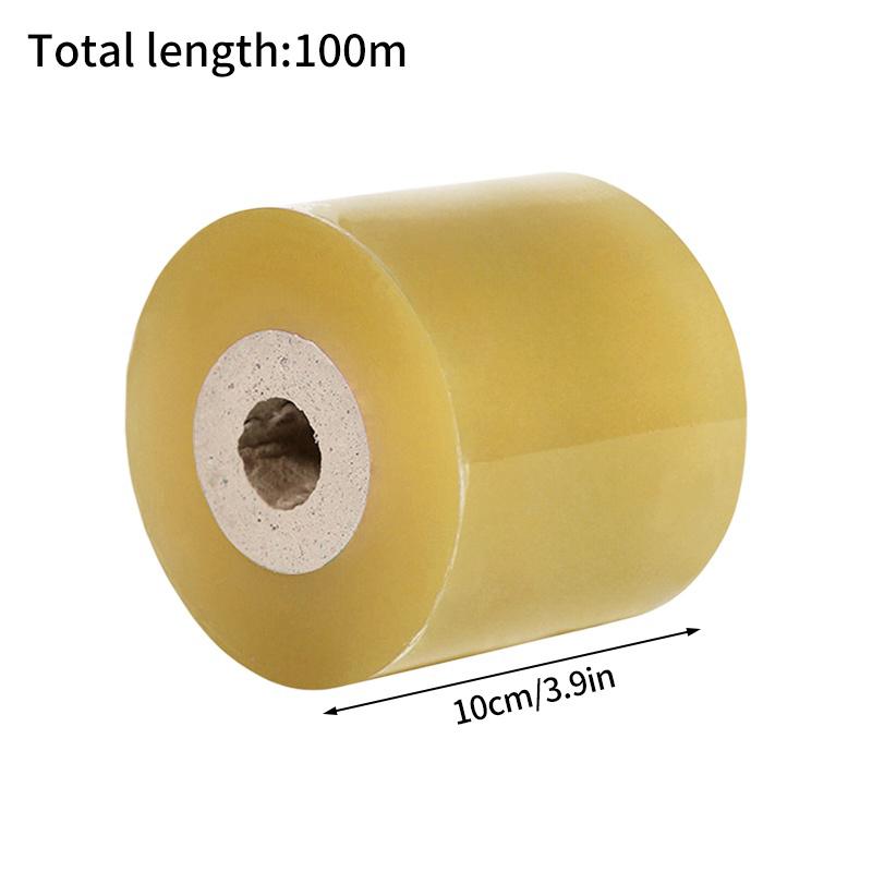 200M PE Grafting Tape Film Self-adhesive Garden Tree Plants Seedlings Vine Grafting Tape Stretchable Film 6/8/10/12cm Width