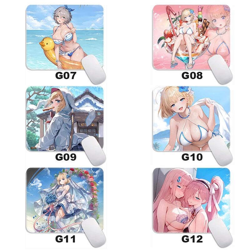 Liberta Teresse Justia Sylvia Anime Standard Mouse Pad B_Browndust 2 Small Mousepad Gaming MousePads PC Non-Slip Travel Mousemat