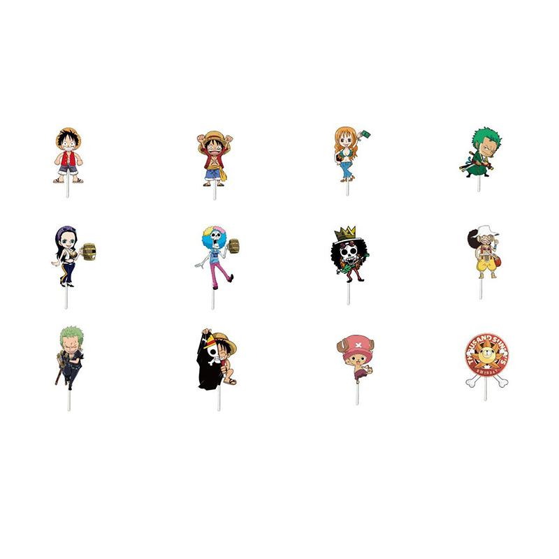 1 Set Anime One Piece Luffy Alloons Banner Party Decorations Suit Cartoon Kids Children Birthday Party Supplies Gift