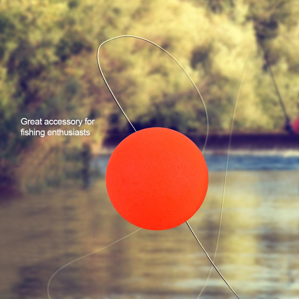 100Pcs EPS Foam Buoyancy Ball Fishing Float Strike Indicator Tackle Accessory (6#)