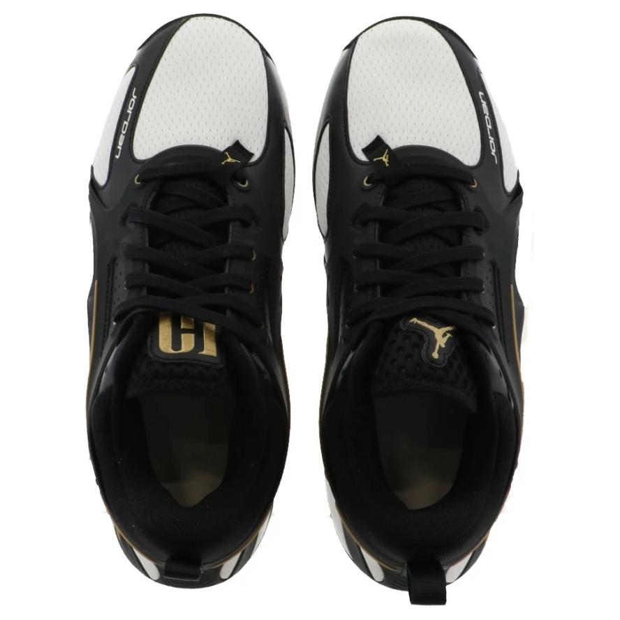 Air Jordan Heir PF Classic Unisex Sneakers Black Sail Metallic-Gold FQ3859-007