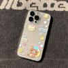 Cute Cartoon Nightcap Bear Creative Phone Case For iPhone 16 15 14 13 12 11 Pro Max XR XS MAX 78PLUS MINI INS Transparent Cover