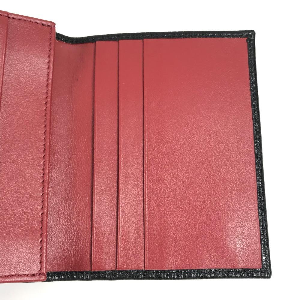 Salvatore Ferragamo Gancini logo Business Card Holder Pass Case Folded Card Case