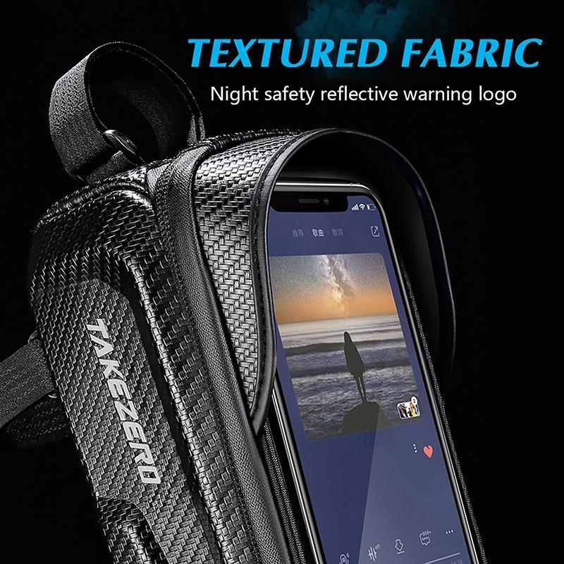 Bicycle Bag Waterproof Touch Screen Cycling Bag Top Front Tube Frame Mtb Road Bike Bag Phone Case Bike Accessories