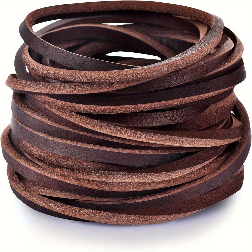 5 Yards Braiding String DIY Real Leather Strips  DIY Necklace Bracelet Accessories