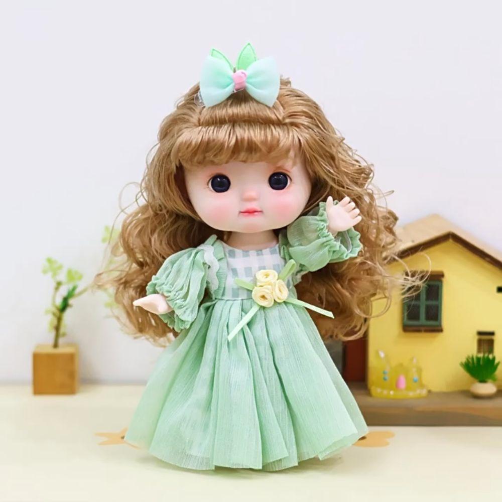 

Toys Nude 22 Ball Jointed Doll Kawaii Big Head Doll with Hair Kids Style 1