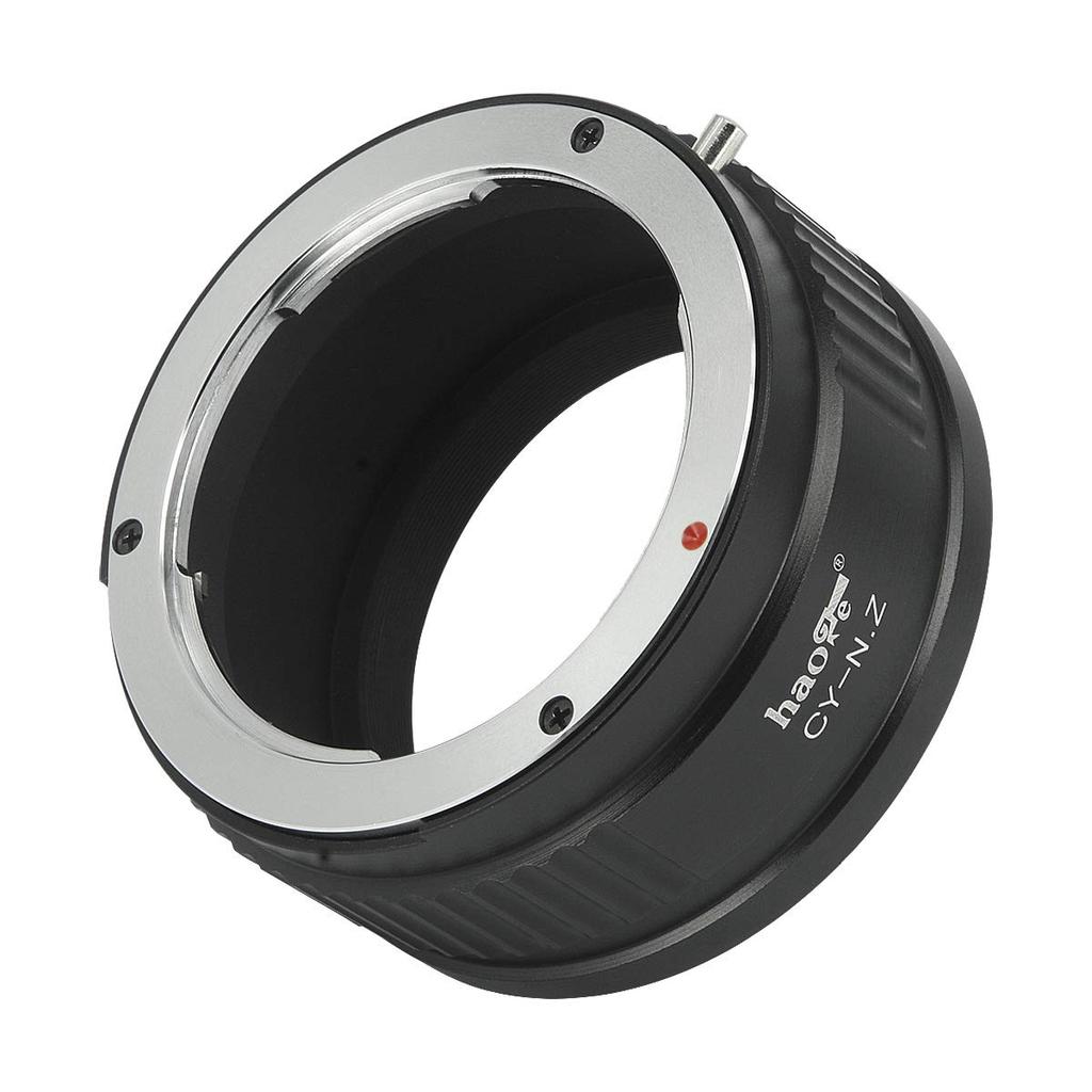 Haoge Manual Lens Mount Adapter for CY Mount Lens to Nikon Z Mount Cameras Contax/Yashica C/Y (Z6, Z7, etc.)
