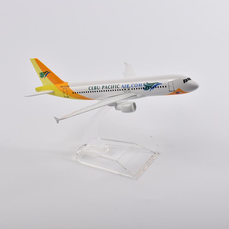 1/400 Scale 16CM Air Cebu Pacific A320 Aircraft Model Planel Airplane Diecast Metal Planes Collect Gifts