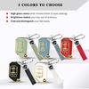 QBUC For Jeep Key Fob Cover With Keychain Flip Key Case For     2018 Jeep Wrangler Gladiator JLU JL Rubicon JT (Blue)