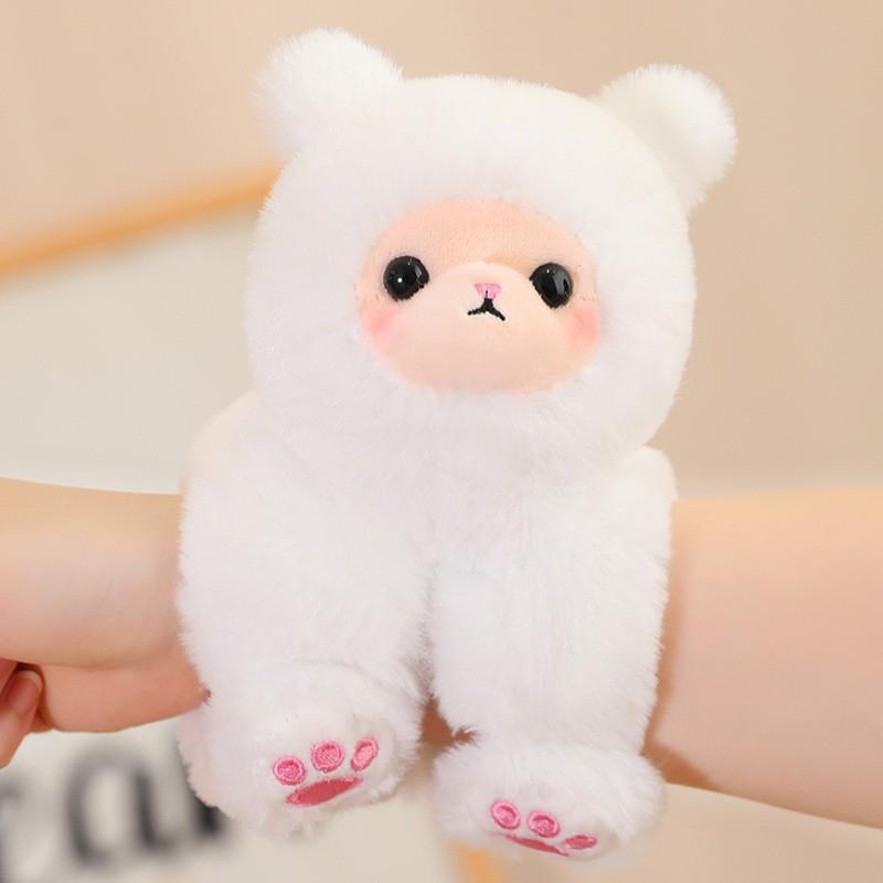 Cute Giant Panda Doll Snap Ring Bracelet Toy Plush Doll Hug Wrist Chengdu Base Souvenir
