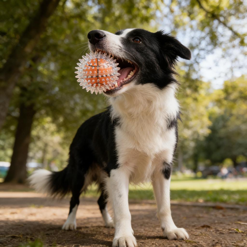 Pet Toys Pet Toy Ball TPR Thorny Exercise Ball Inner Ball For Self-amusement And Stress Relief Grinding Teeth And Cleaning Teeth Dog Toys